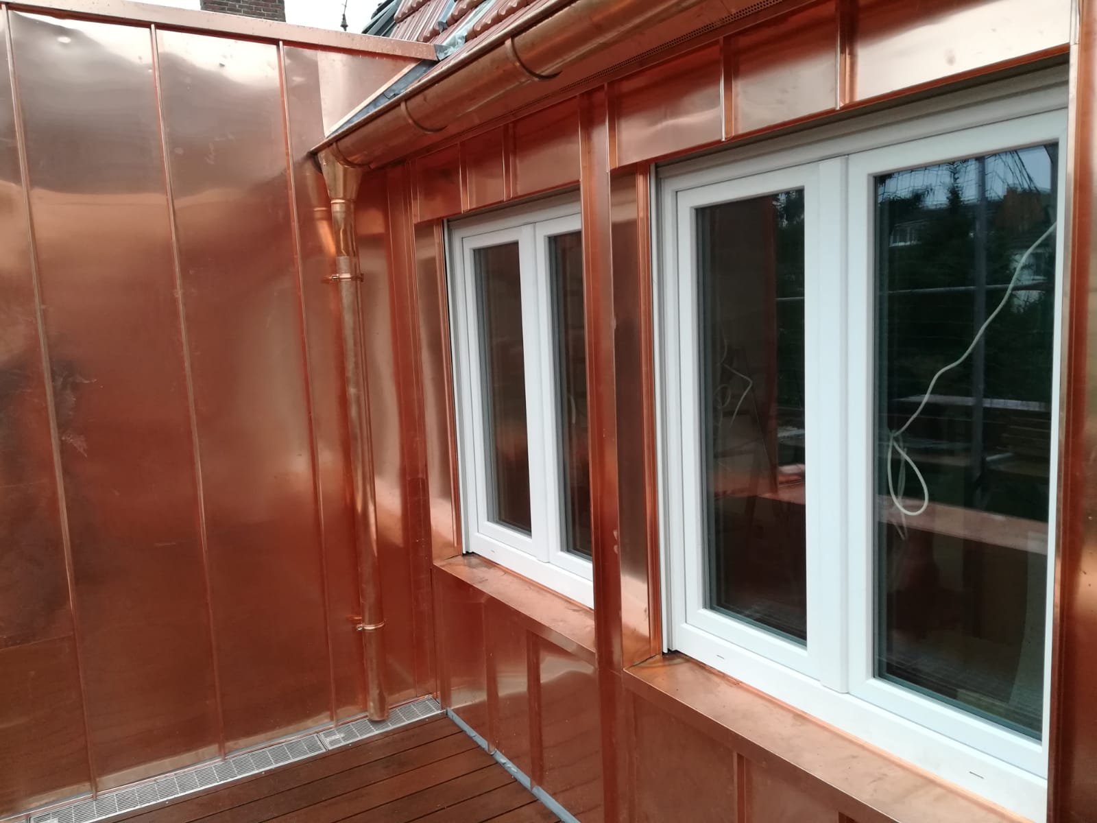 1 .Kupfer, Schare, Fassade