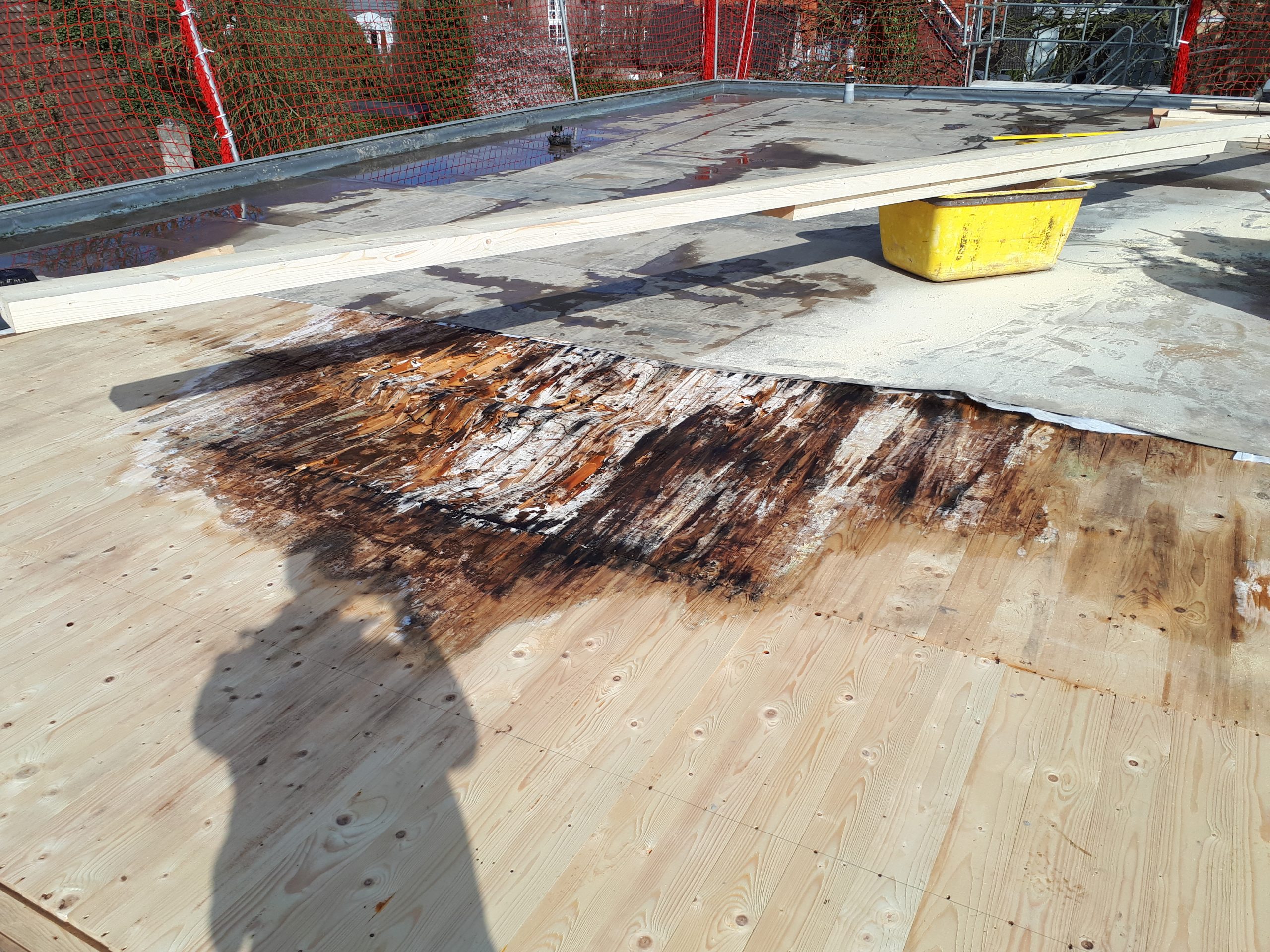 2. Flachdachumbau, Sanierung