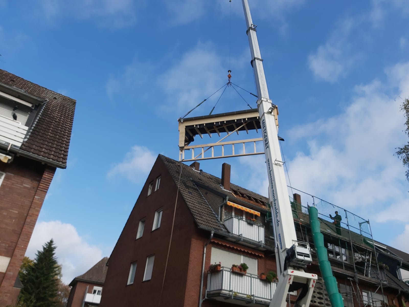 Dachausbau, Dachgaube Wohnraumerweiterung