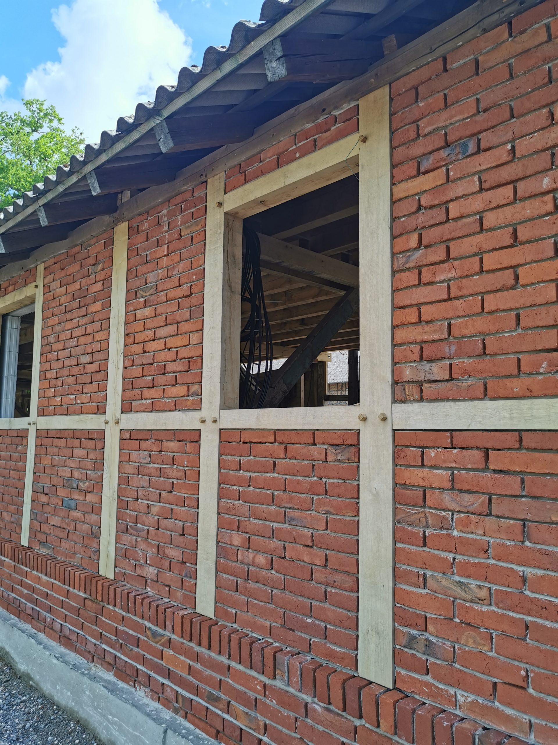 Fachwerk, Eiche, Remise, Sanierung