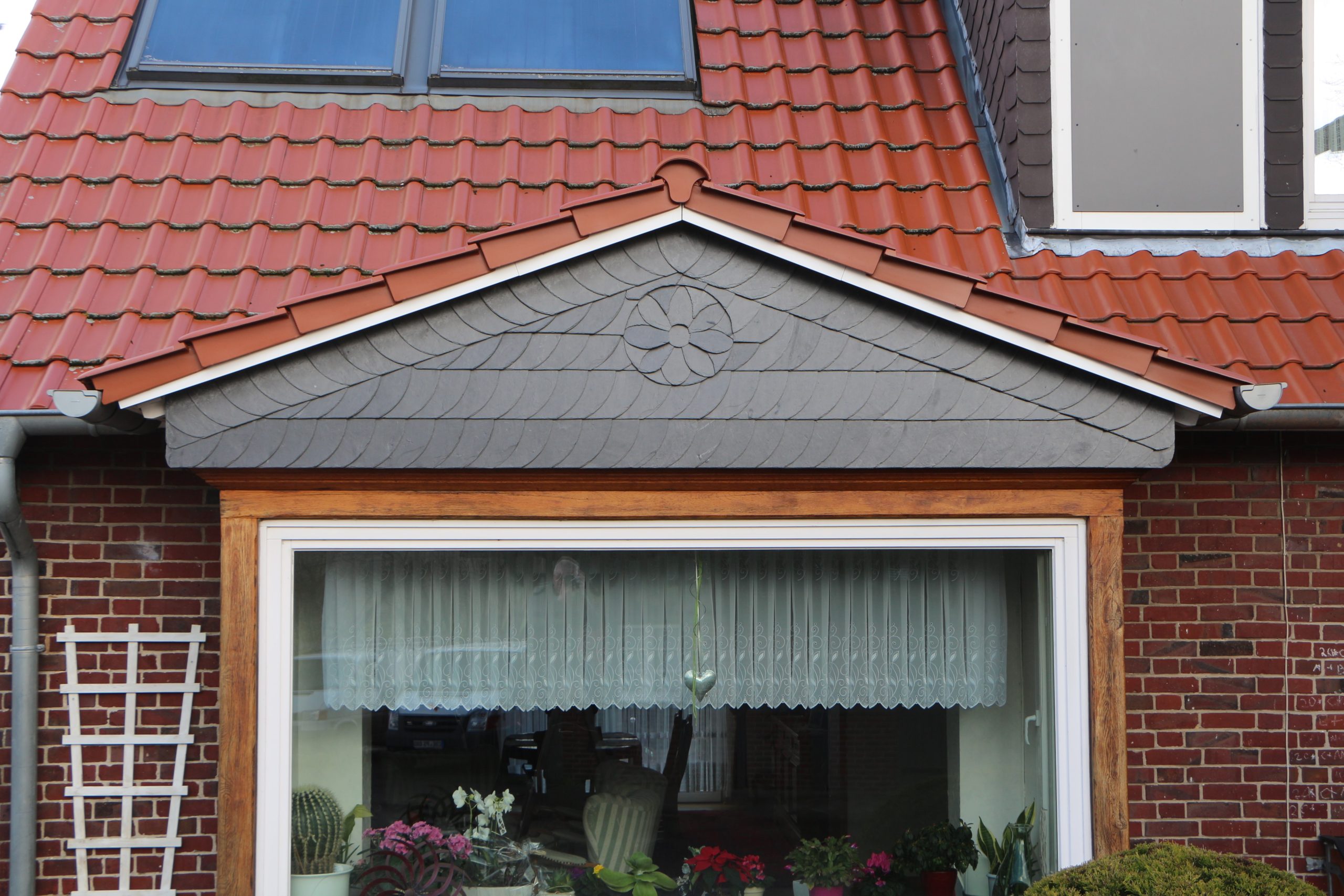 Naturschiefer, Ornament, Schuppendeckung