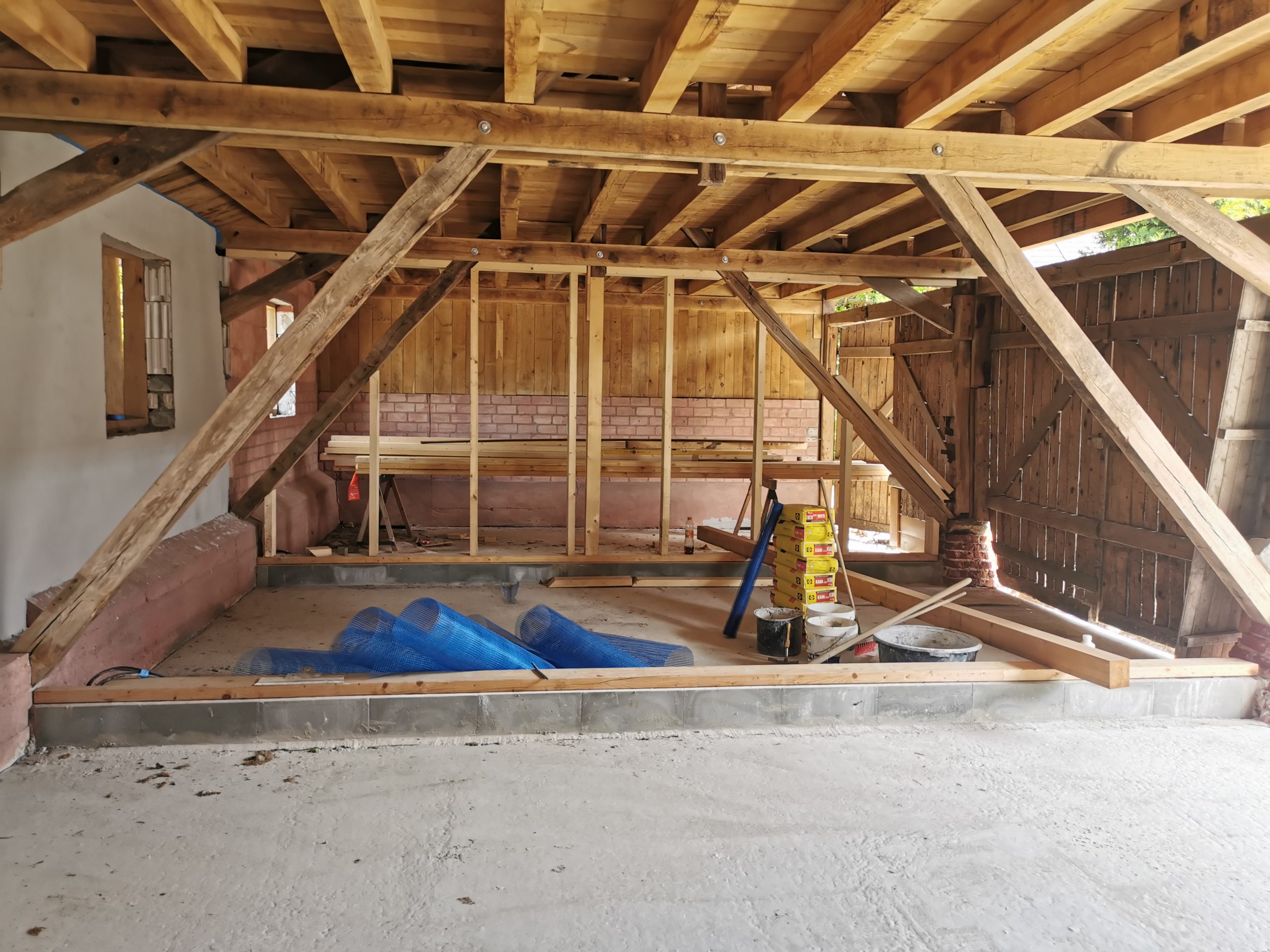 Sanierung, Eiche, Balkenlage