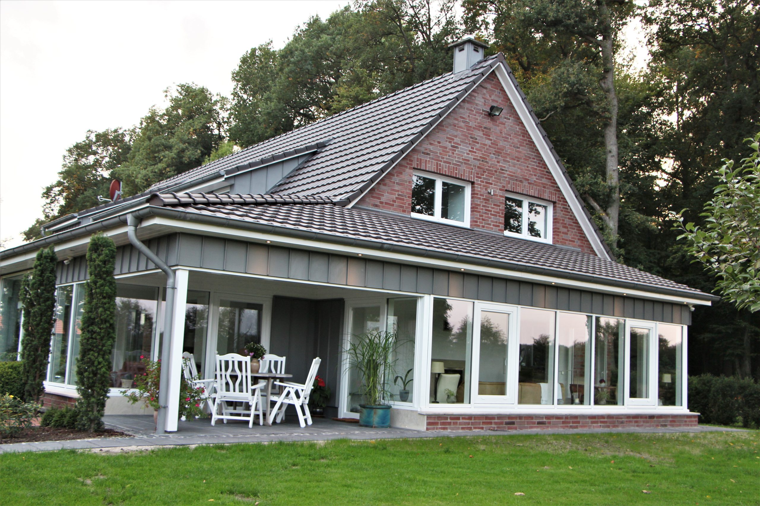 Vm Zink, Ziegel Dacheindeckung